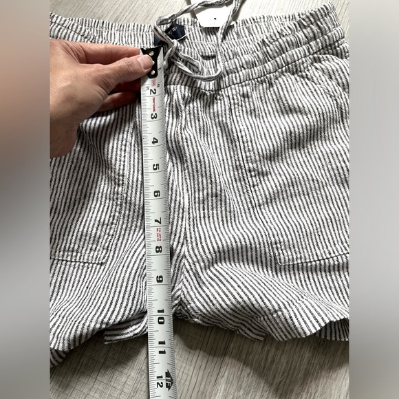 J. Crew Factory NWT linen blend striped shorts XS - Picture 5 of 11